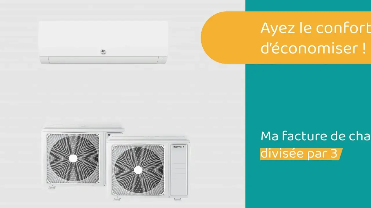 Une pompe à chaleur air air ou air eau pour un confort et des économies. Votre facture de chauffage divisée par 3 !