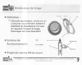 Modérateur de tirage : dispositif automatique pour stabiliser la dépression. Le schéma montre le clapet régulateur et l'entrée d'air, essentiel pour un tirage contrôlé.