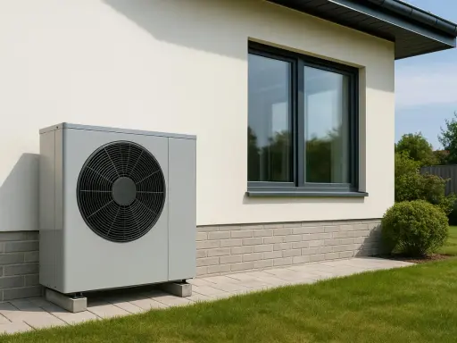 Unité extérieure d'une pompe à chaleur air/eau pour le refroidissement. Avis sur son efficacité et son installation.